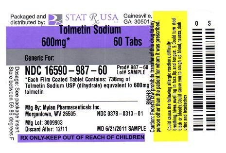 TOLMETIN SODIUM